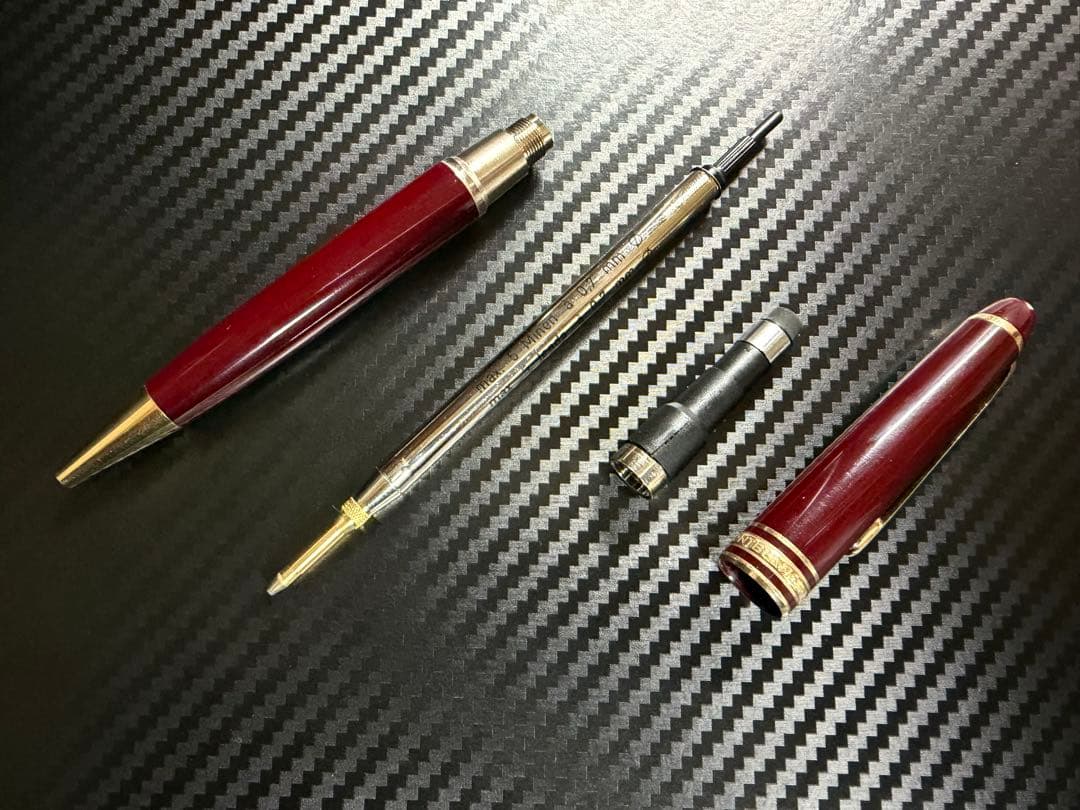 美品 モンブラン マイスターシュテュック 165 ペンシル 0.7mm ボルドー