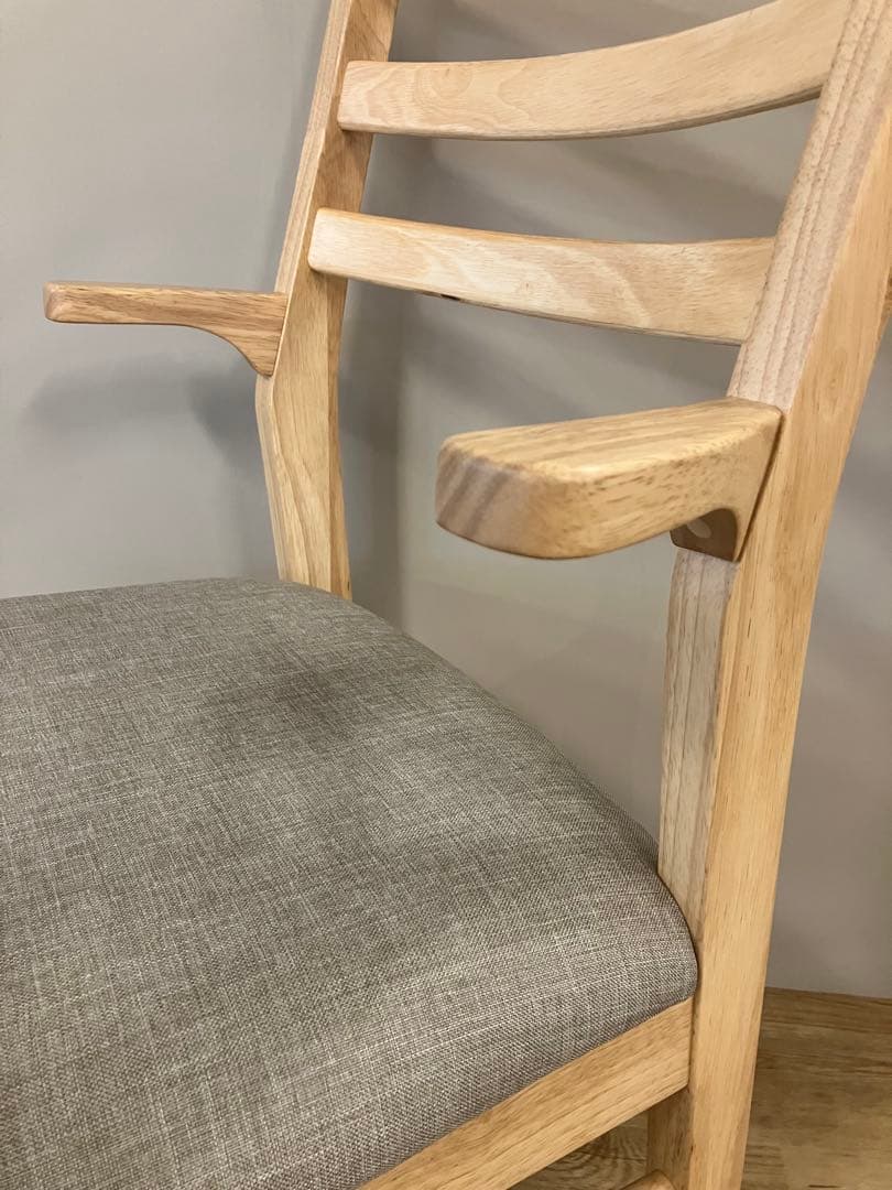 ハーフアームチェア　ダイニングこたつ対応　展示品