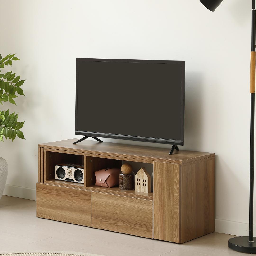 超人気！テレビ台 ローボード 収納 伸縮自由 幅95～169cm BROWN