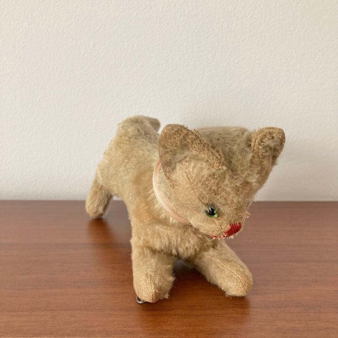 希少　猫　ネコ　ぬいぐるみ　ドイツ　ヴィンテージ　アンティーク