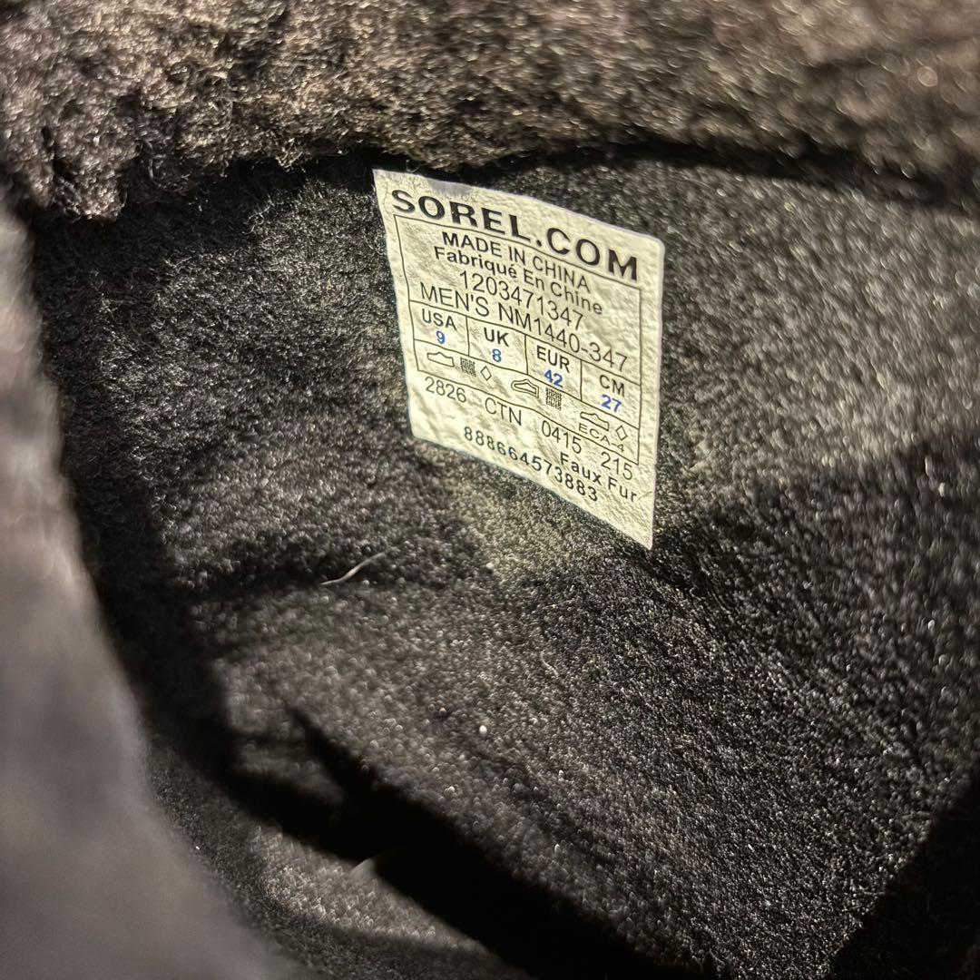 靴 SOREL PAC NYLON WP 27cm