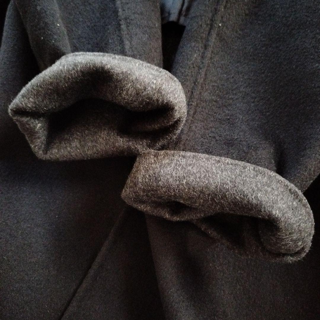 23区ソフトウールリバーロングコートウールアンゴラダブルフェイス44大きいサイズ