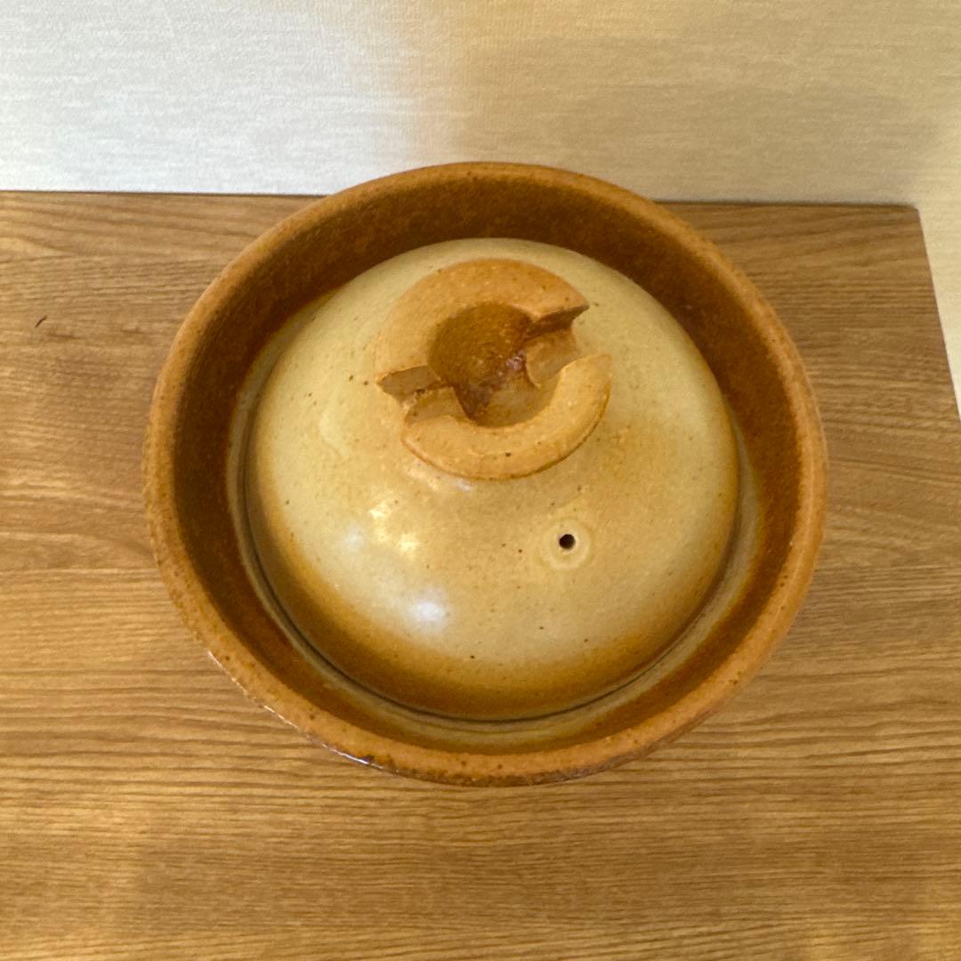 【未使用品】山の工房村 半睡窯謹製炊飯釜 羽釜 ２合釜