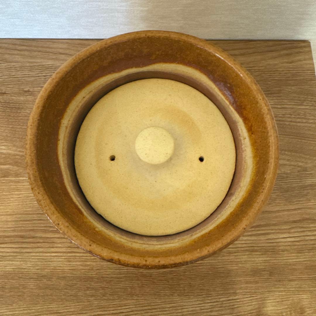 【未使用品】山の工房村 半睡窯謹製炊飯釜 羽釜 ２合釜