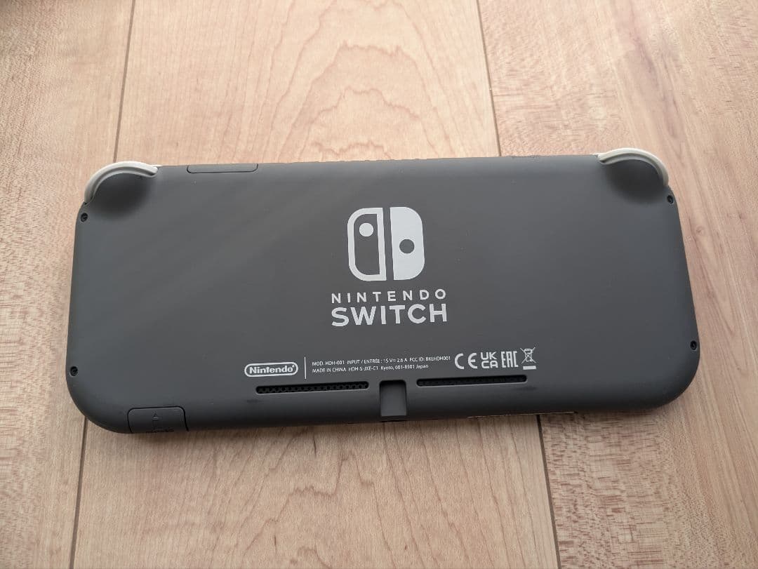 Nintendo Switch Lite 本体 充電器 ケース付き グレー