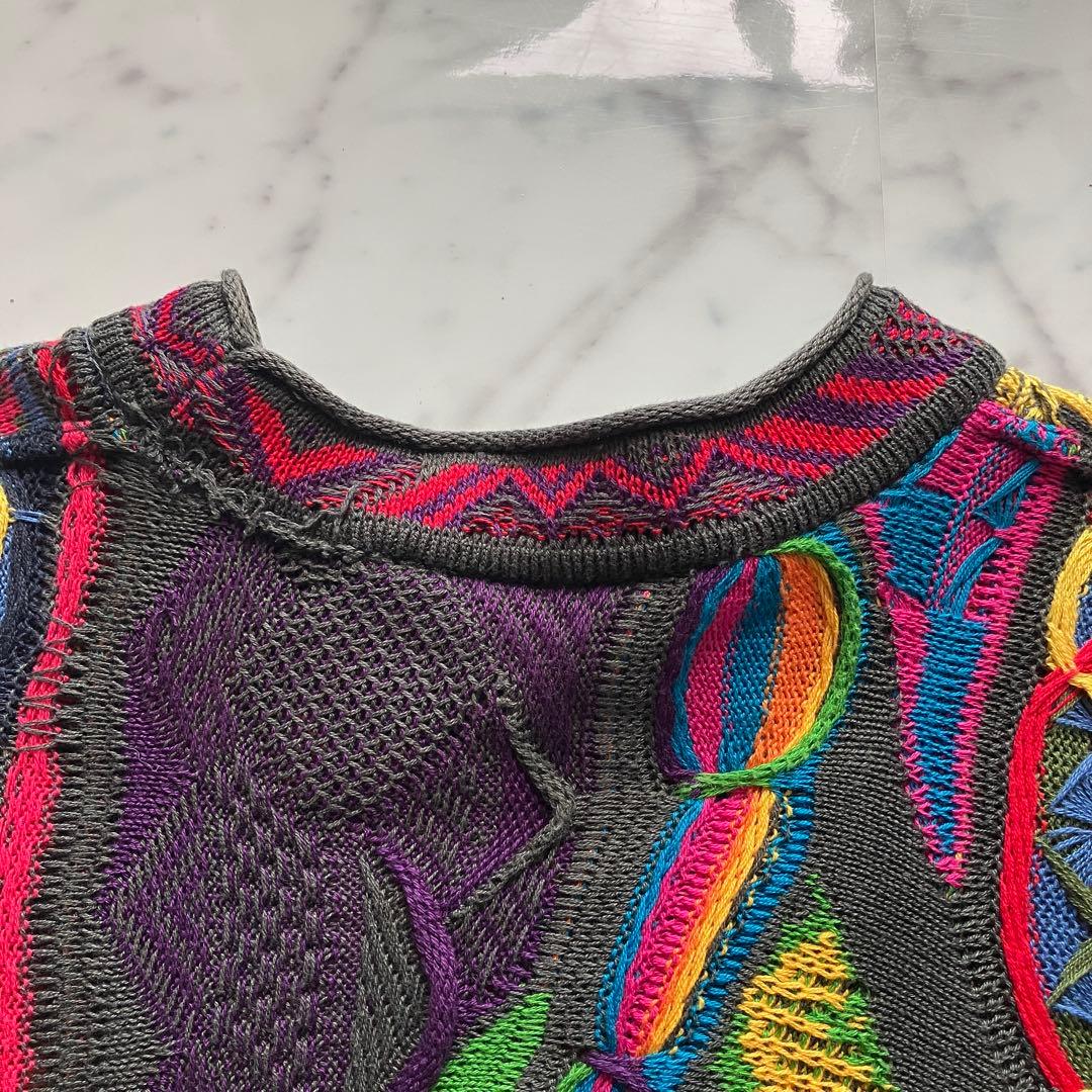 COOGI 3Dニット セーター 白タグ コットン100% オーストラリア製