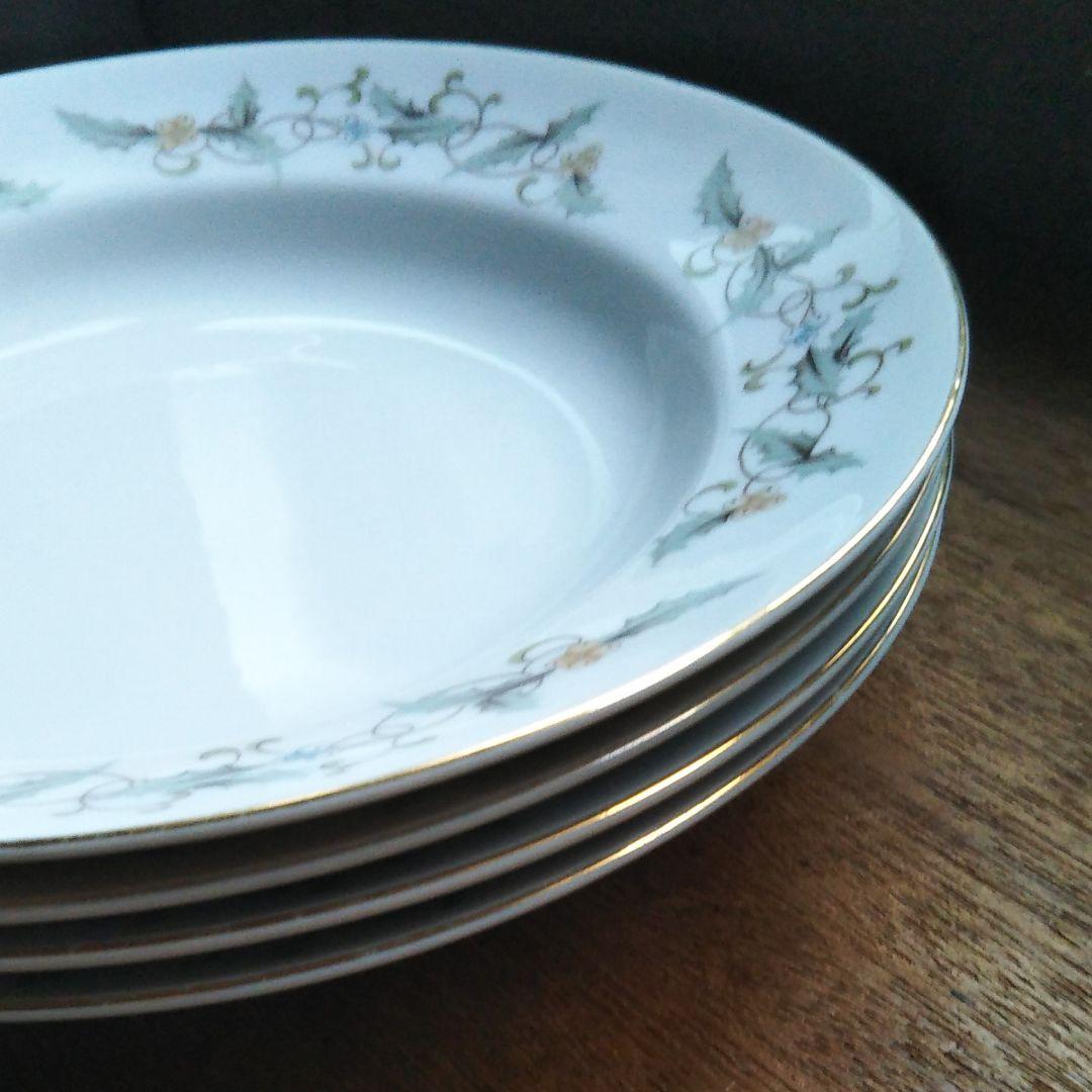 希少品　オールドmeito　スープ皿4客セット