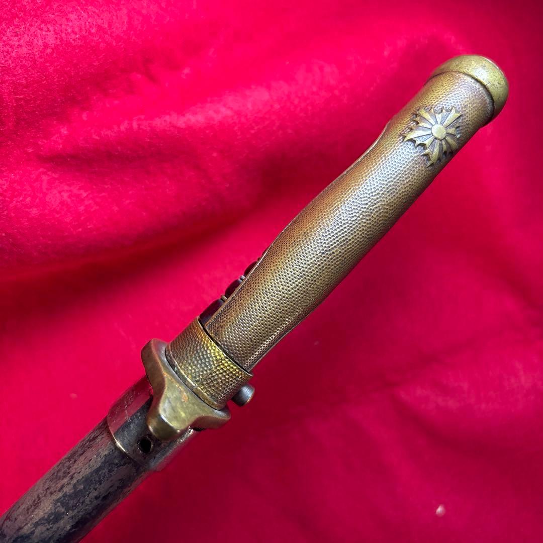 指揮刀　儀礼用　サーベル　旧日本警察　切断済み　刃無し　歴史的資料　コレクション