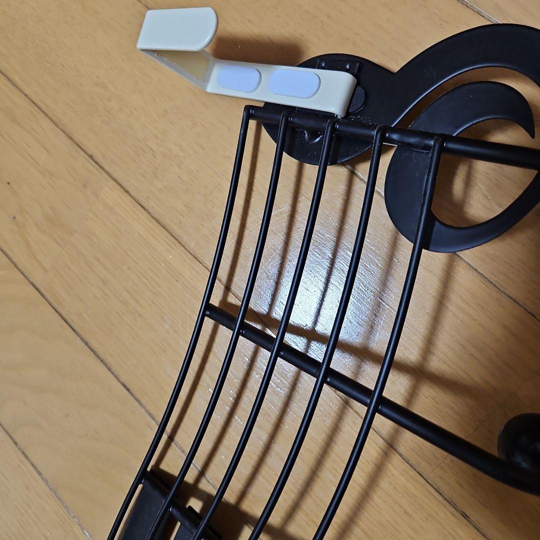 音符デザインの壁掛けフック
