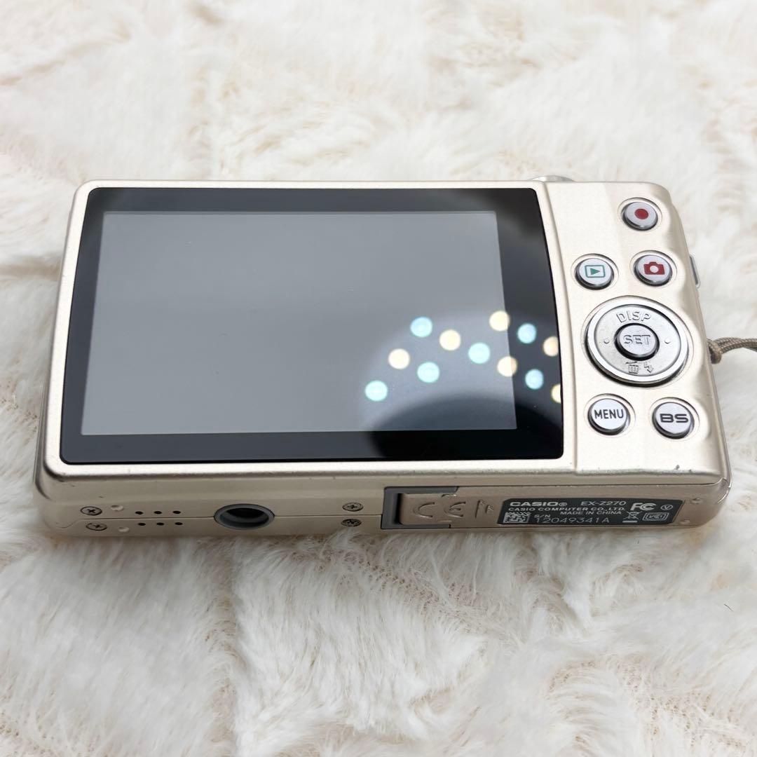 ✨美品 動作良好✨ CASIO EXILIM EX-Z270 ゴールド