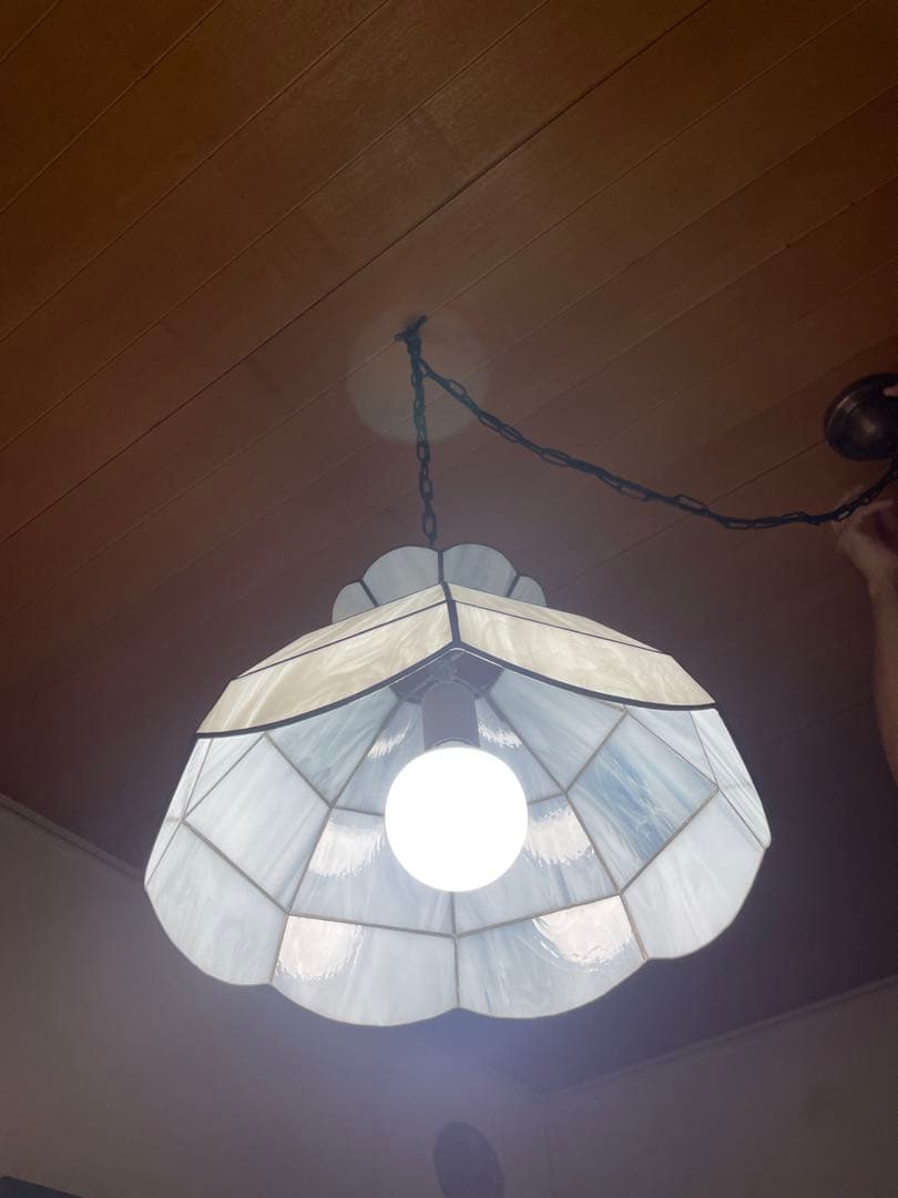 職人堅木/アンティーク家具/ペンダントライト