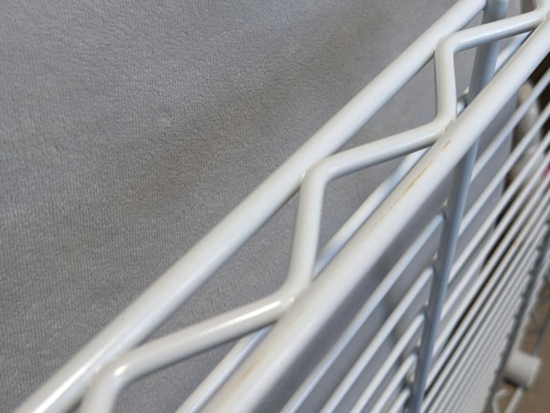 ☆セット購入①エレクターワイヤーシェルフ4枚☆廃盤白☆1900×900×600