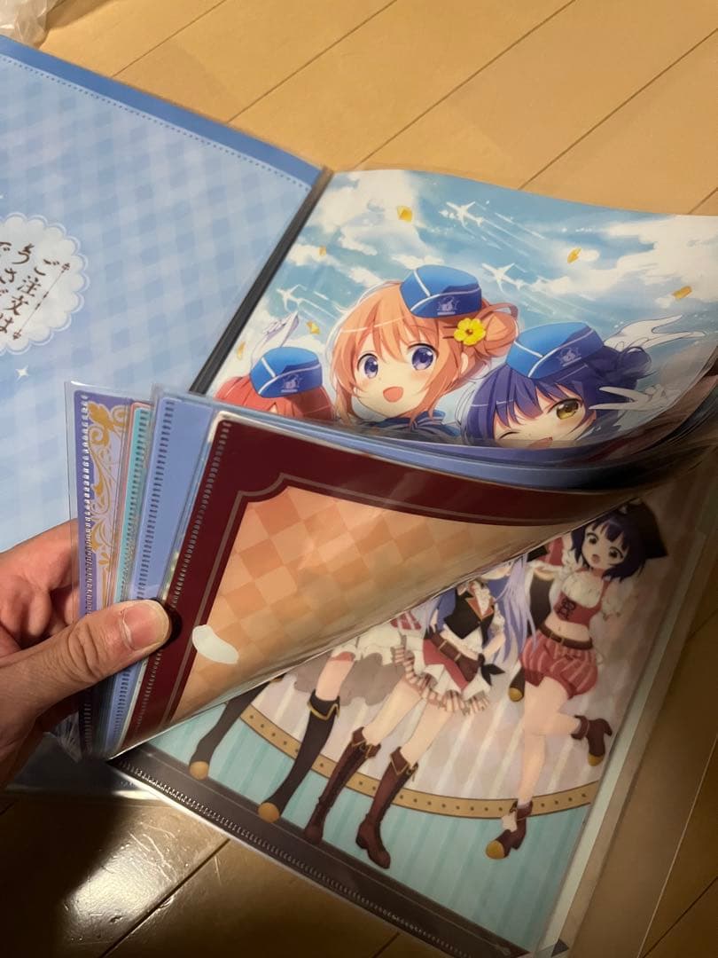 ごちうさ クリアファイル 120枚 ホルダー付き