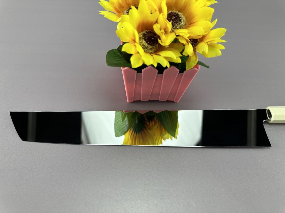 5653 鱧切り 骨切り包丁 尺寸 ウルトラ鏡面仕上げ 刺身包丁 人工象牙八角柄