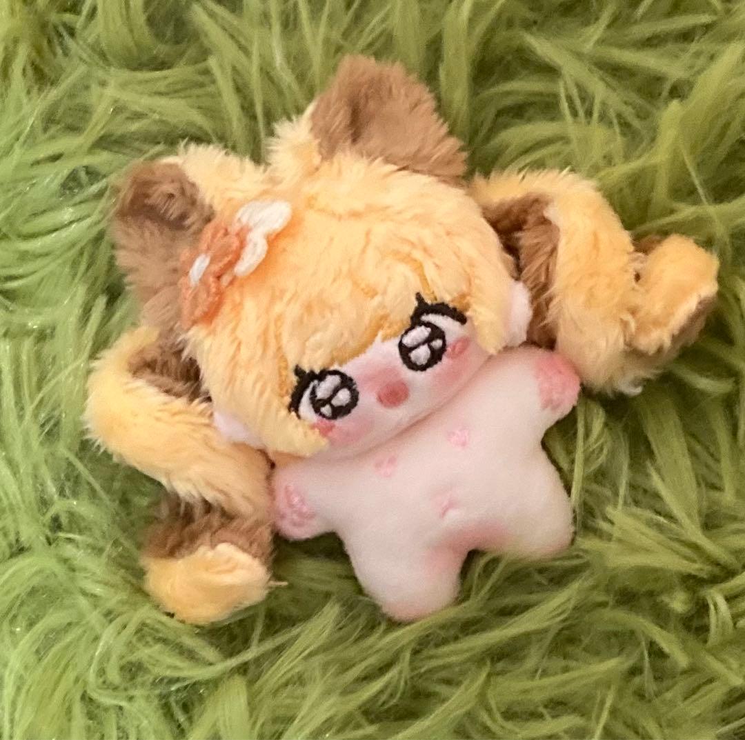 自作ぬいぐるみ・オレンジの女の子