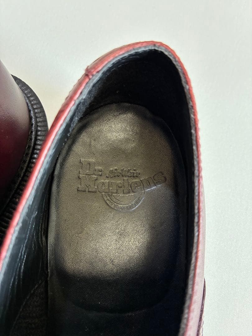 【美品】ドクターマーチン UK7 バーガンディ ウィングチップ