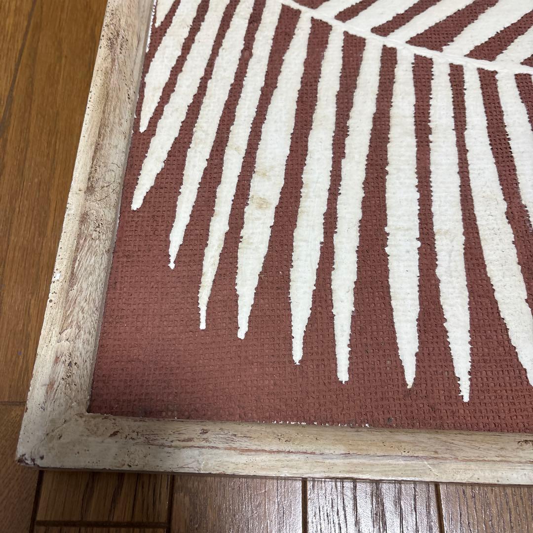 マンゴーウッド　リーフアート