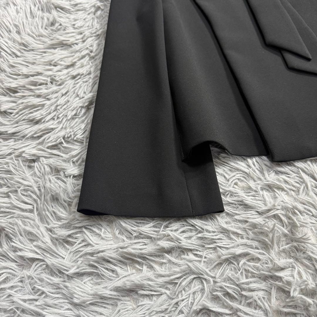 美品✨フォクシー ボウタイノーカラージャケット 比翼 フォーマル ブラック 40