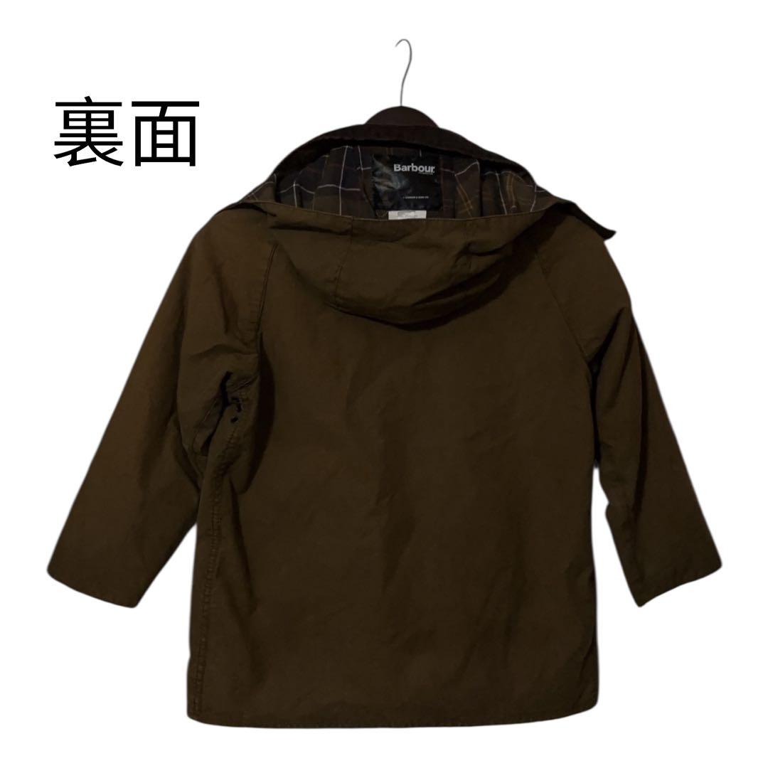 Barbour kids フードライナー付オイルドジャケット