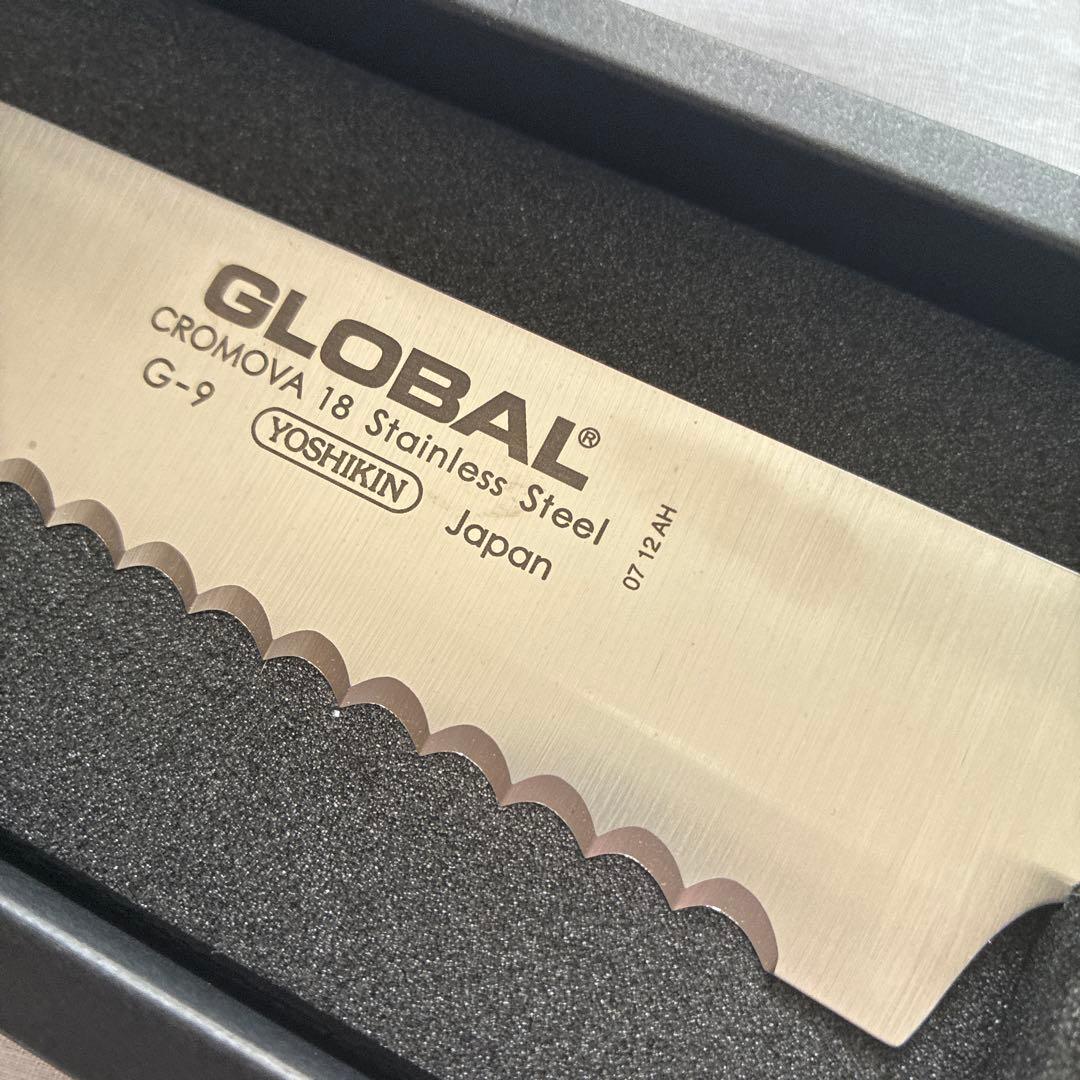 GLOBAL グローバル　パン切りナイフ 22cm G-9【新品・未使用】