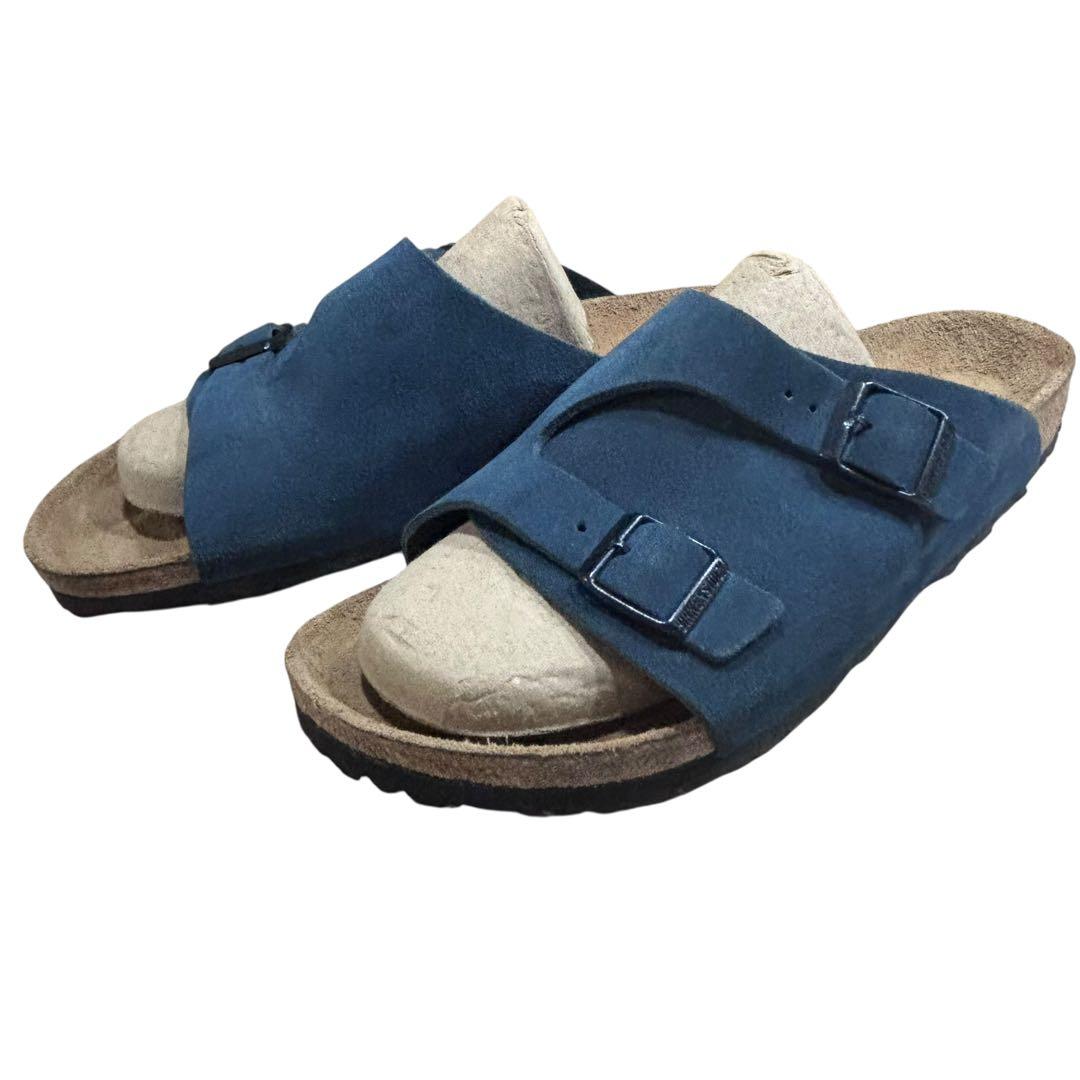 Ken【極美品】ビルケンシュトック　チューリッヒ　ネイビー　　27cm