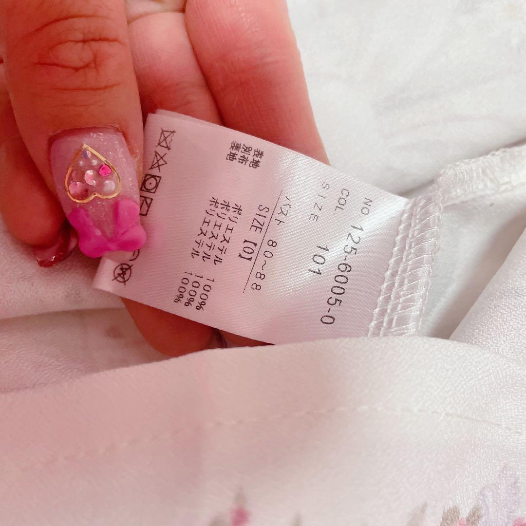 リズリサ♡メロディバニー柄♡セットアップ♡ホワイト♡