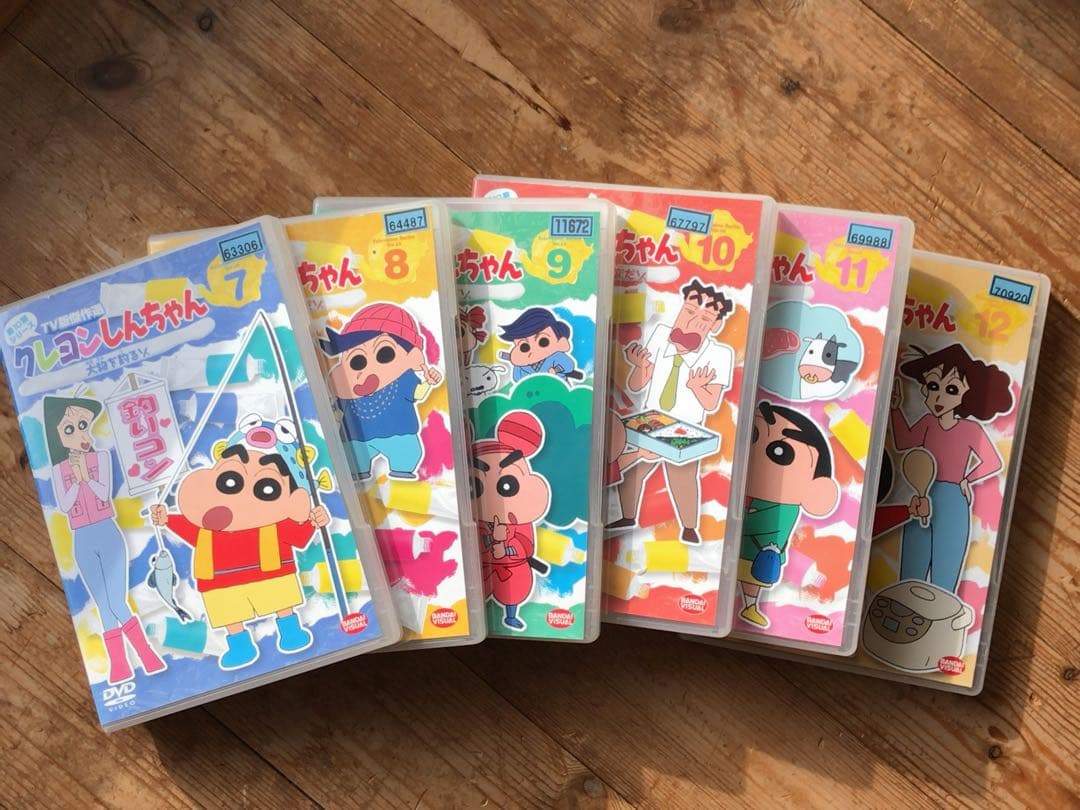 クレヨンしんちゃんテレビ傑作選第10期、第8期シリーズDVD 計36本