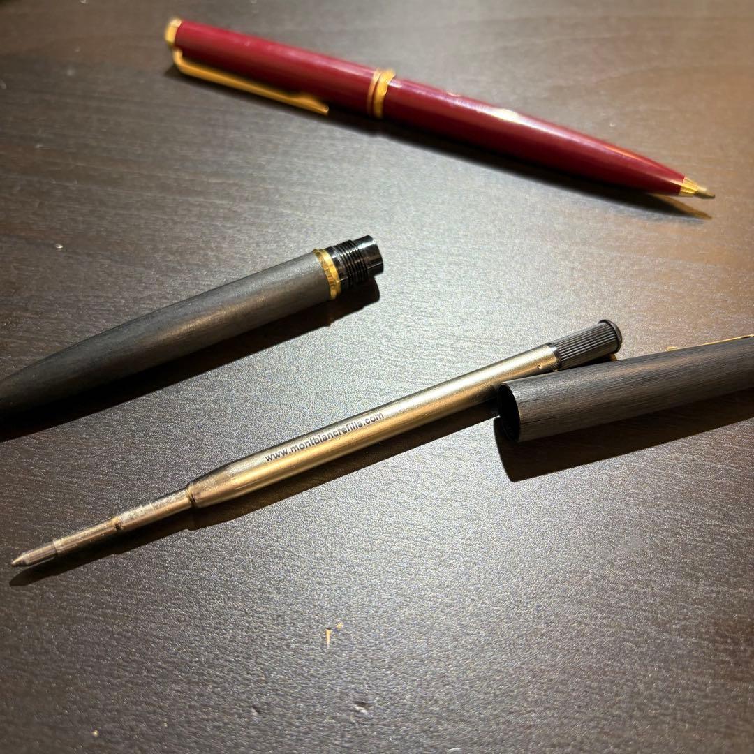 MONT BLANC モンブラン ハンマートリガー式 ボールペン2本セット 訳有