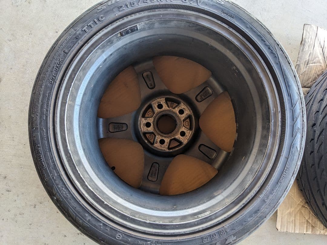 OZ　クロノ　pcd100 8j +35 再塗装前提　86等のドリケツに