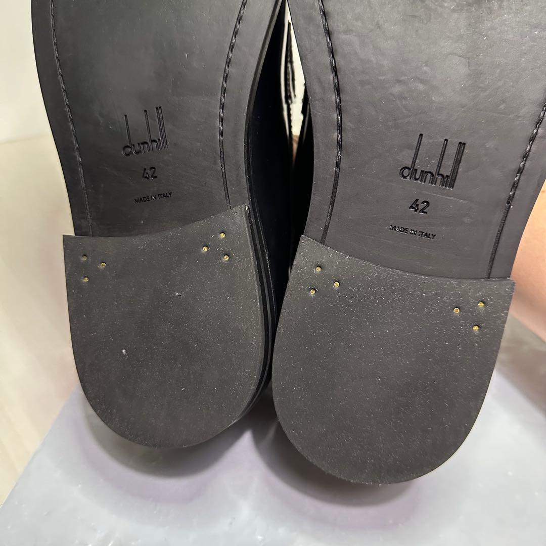 美品☆ダンヒル☆ローファー☆レザー☆ブラック☆サイズ42☆83