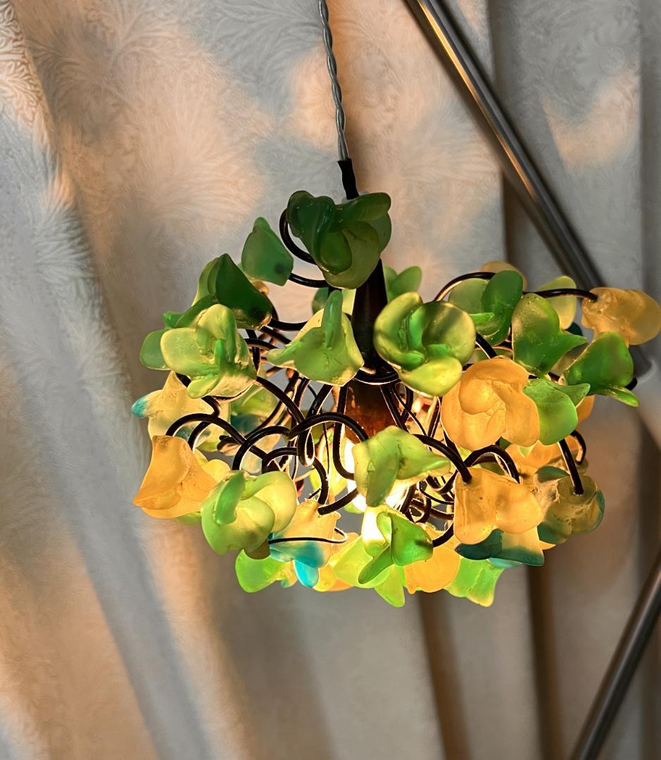 ユダライトランプ グリーンフラワー　ミハエルネグリン