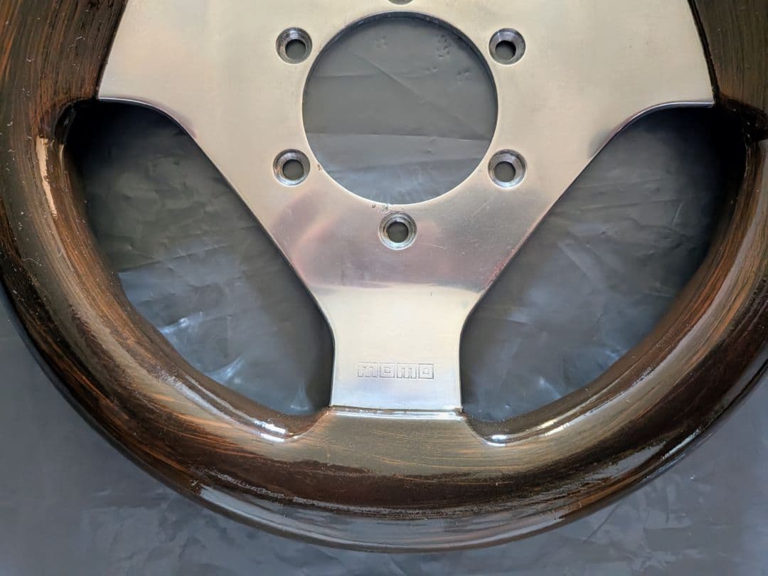 【小径】２３パイ　MOMO　加工　ステアリング　おまけ　星型カラフルつり革　付き