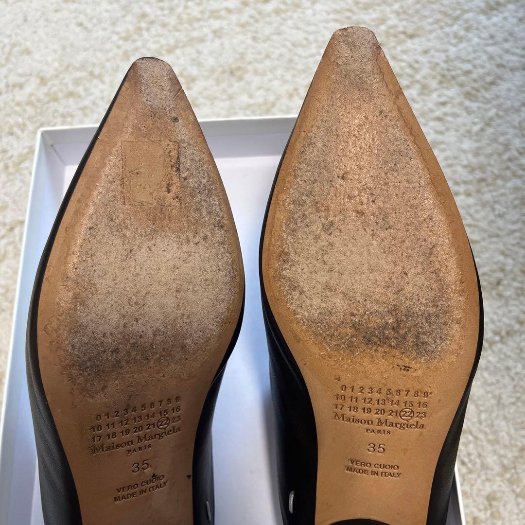 (*)様 Maison Margiela 4ステッチ Kiki 黒 サンダルミュ