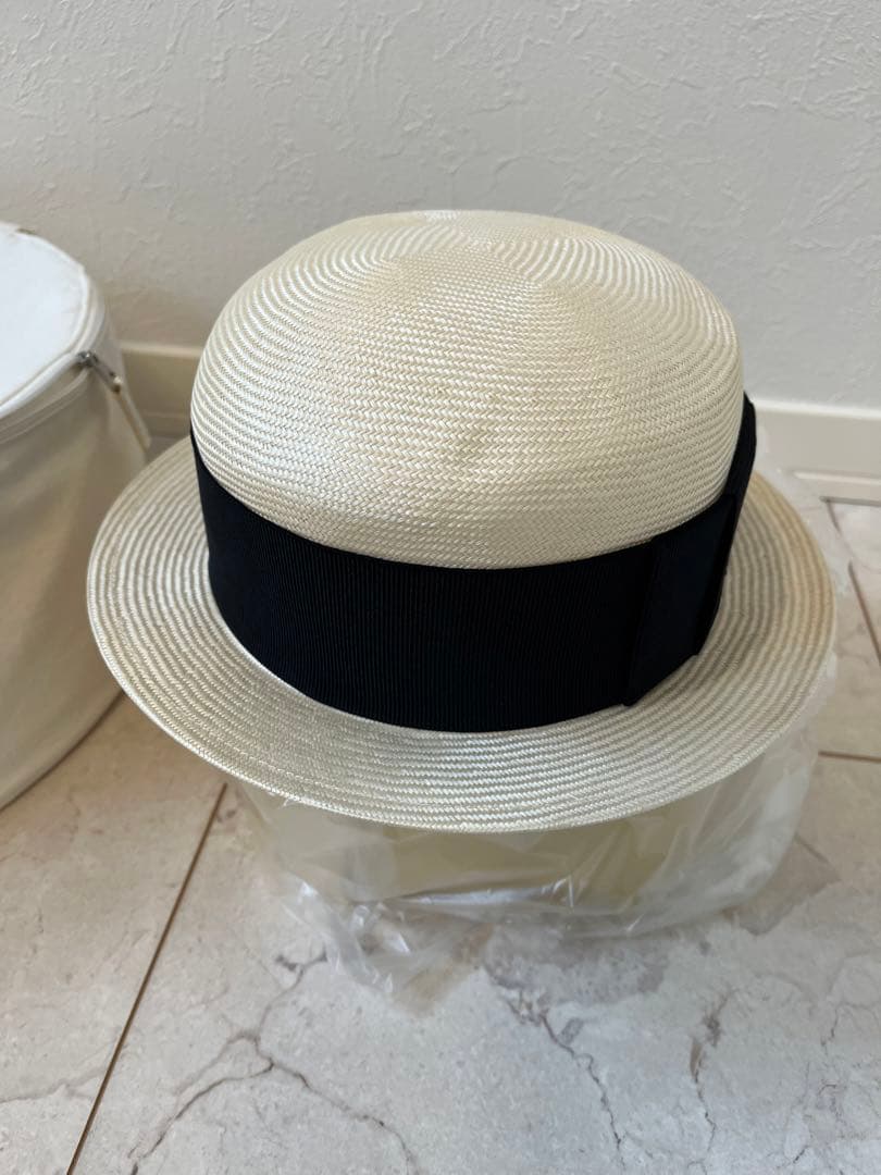 デイジーリン Coco II ココ リボン ハット カンカン帽 ケース付中古