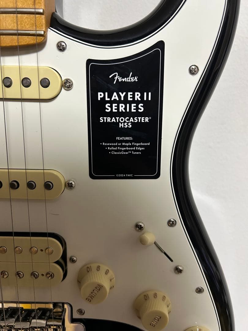Fender Player II Stratocaster HSS ブラック