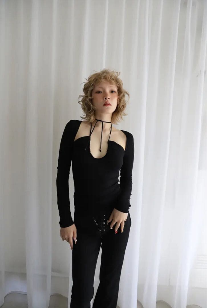 GEMINItale ホルダーネックトップス(パッド付)