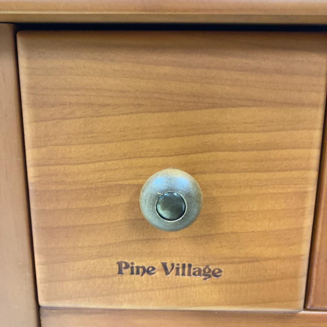 東海家具　Pine　Village　カントリー　キャビネット　収納　小引き出し