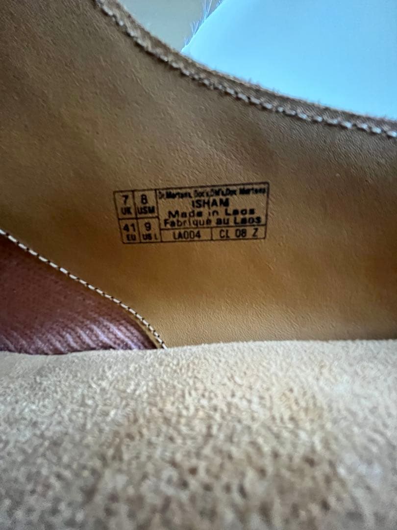 靴 Dr.Martens ISHAM SUEDE MULES