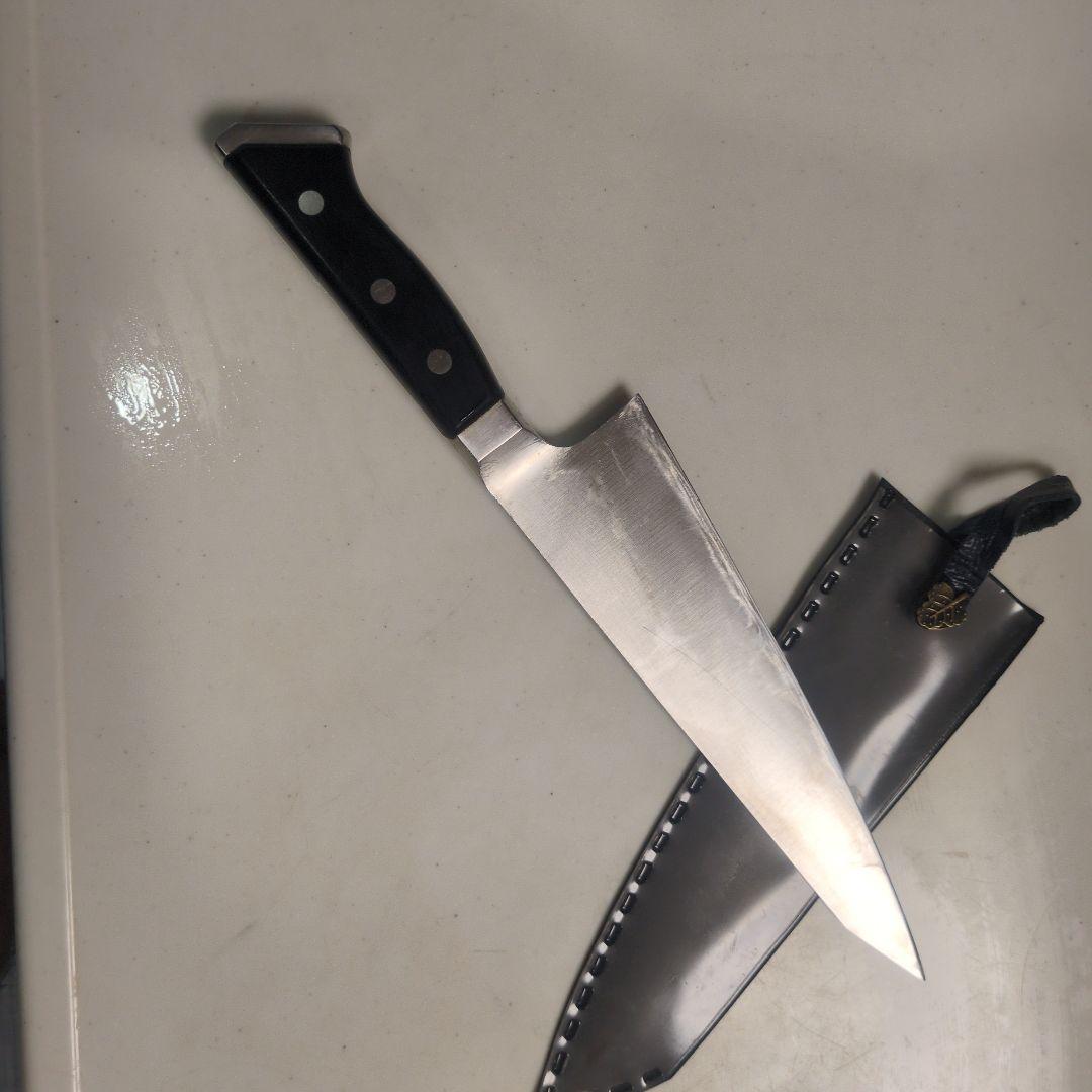 グレステン　ガラスキ包丁　200mm　骨スキ　出刃包丁