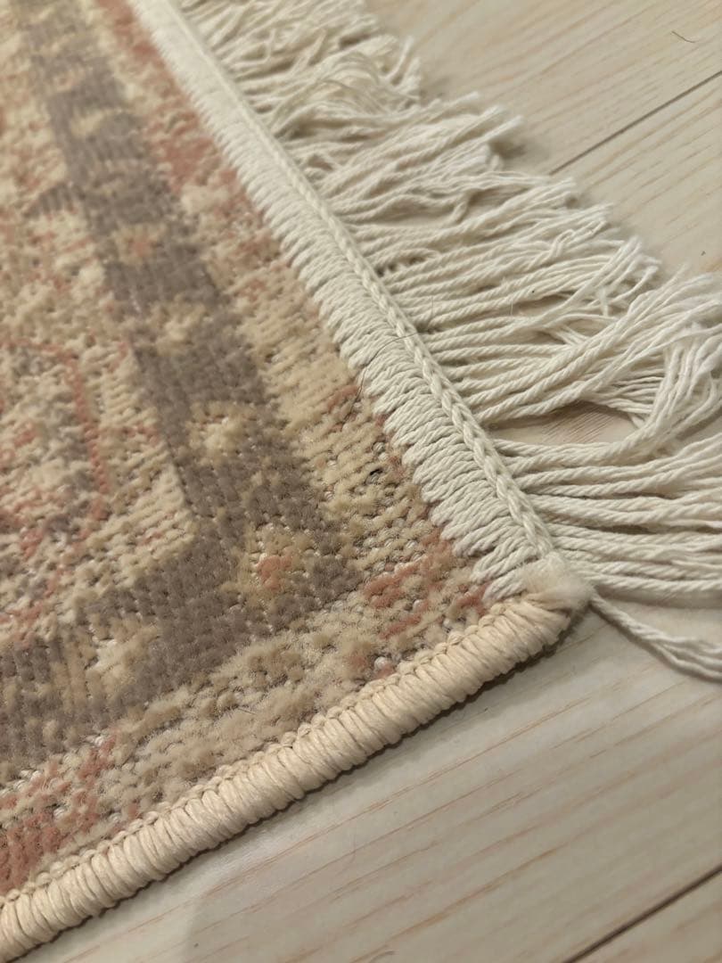 最終値下げ！【1/9まで出品】リセノ　ラグ　レッド　133cm×195cm