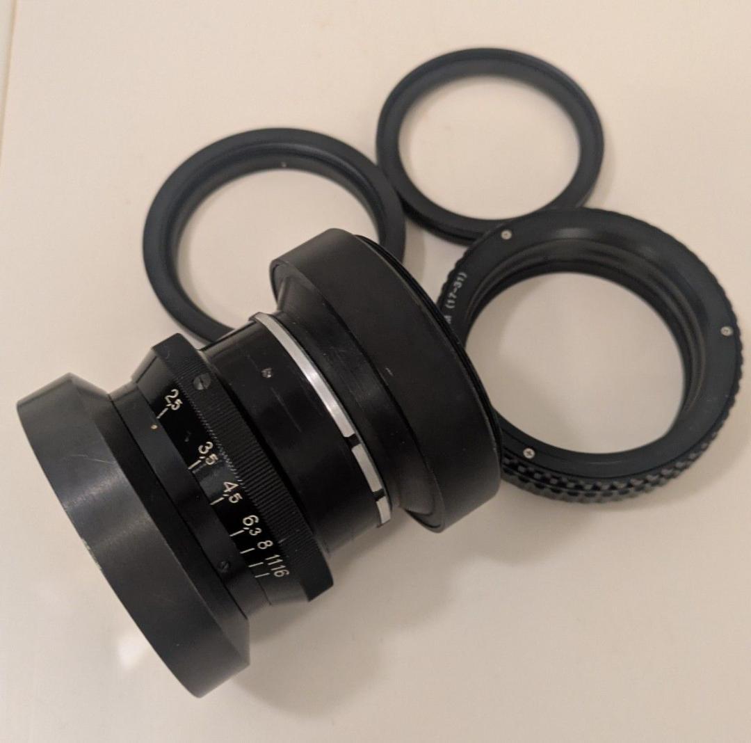 希少 KOMZ URAN-27 100㎜ F2.5 FUJI GFXマウント改造