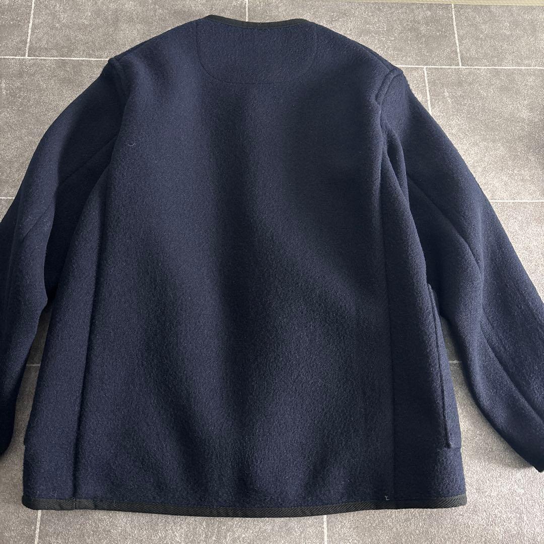 人気⭐︎ダントン　ウールモッサ　ノーカラー　ジャケット