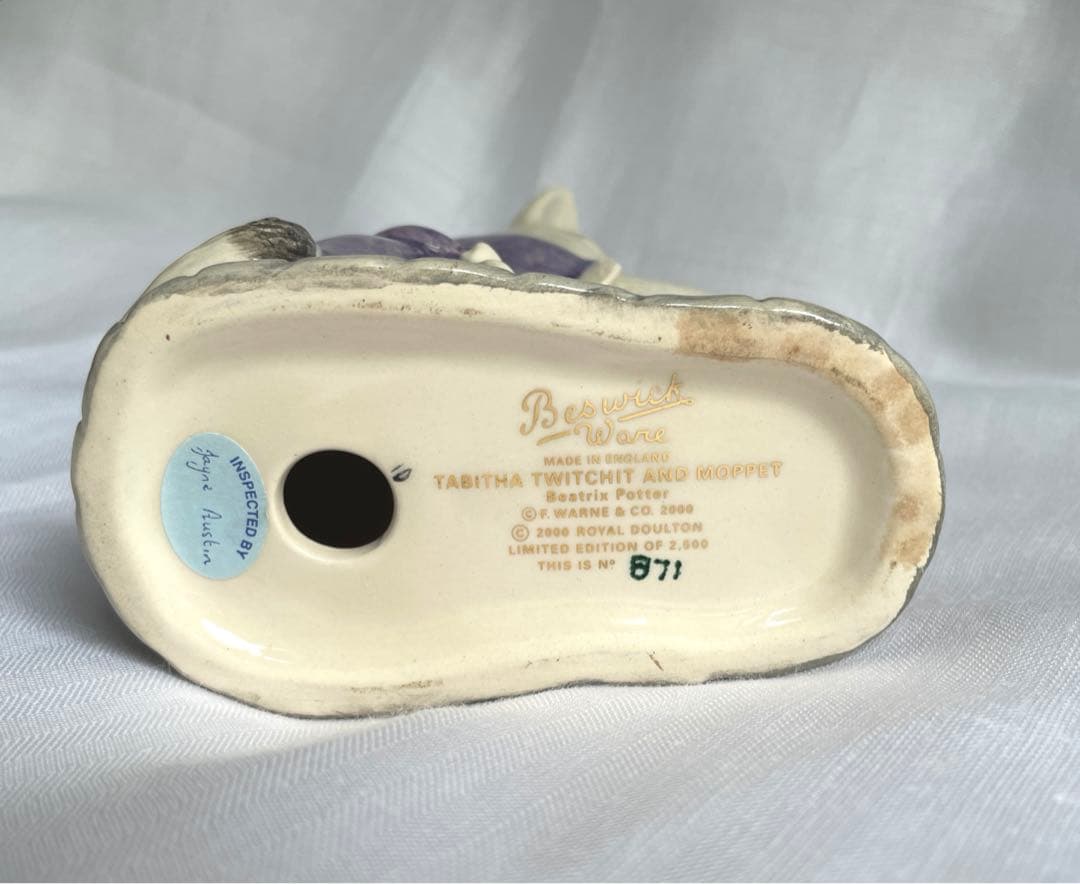 ベスウィック タビタトゥイッチ＆モペット ラージサイズ ゴールドエディション