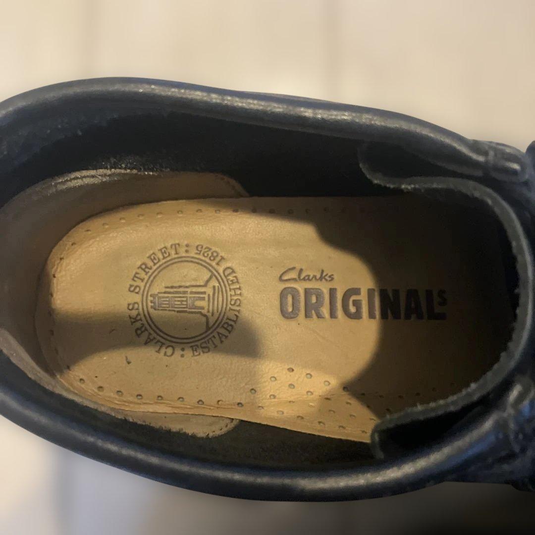 クラークス　ワラビー　黒