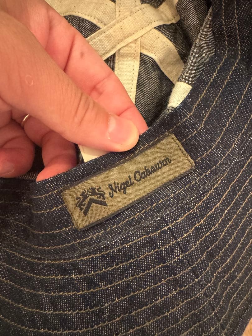 ナイジェルケーボン　デニムハット　Lサイズ