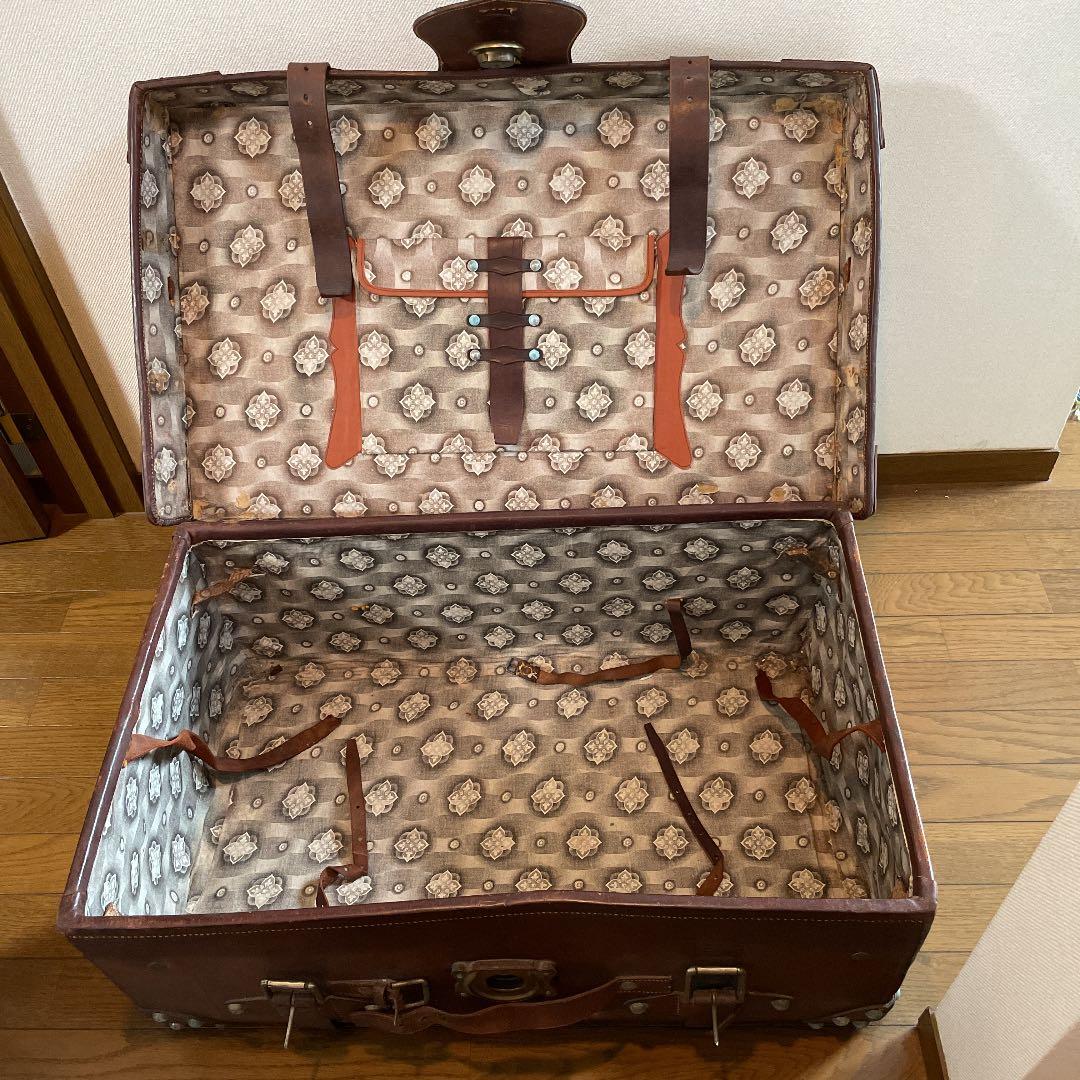 インテリア　オブジェ　アンティーク　トランクケース