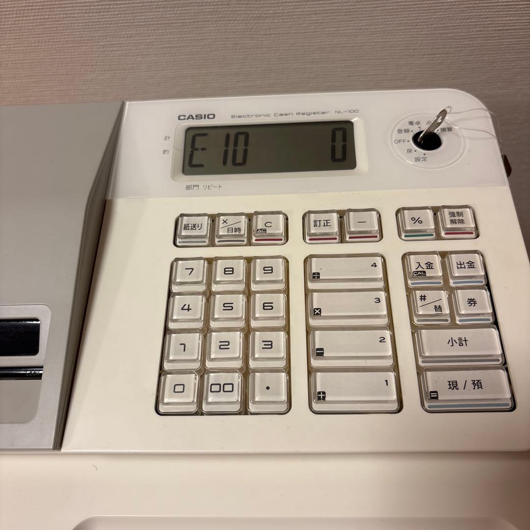 CASIO NL-100-WE 電子レジスター