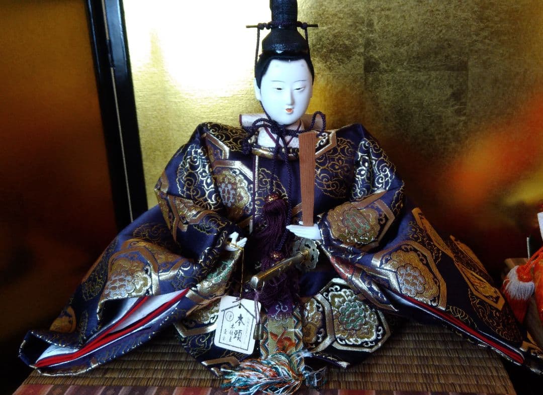 白鳳雛 愛宝作　雛人形二段飾　高月付き NCNR【岐阜県 手渡し交渉可】