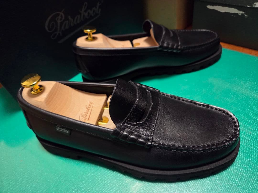 【未使用に近い】PARABOOT　パラブーツ　コローレイド　ブラック　6.5