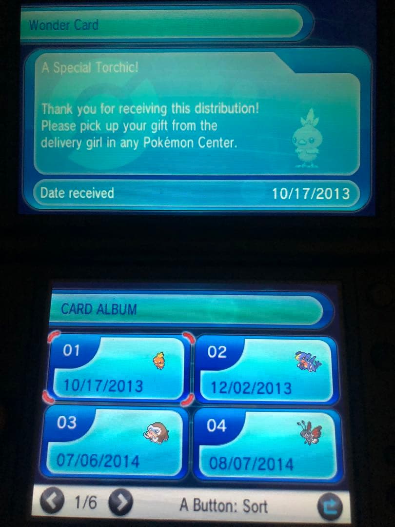 ポケットモンスターX 北米版　配布　海外版　ふしぎなおくりもの　未受け取り